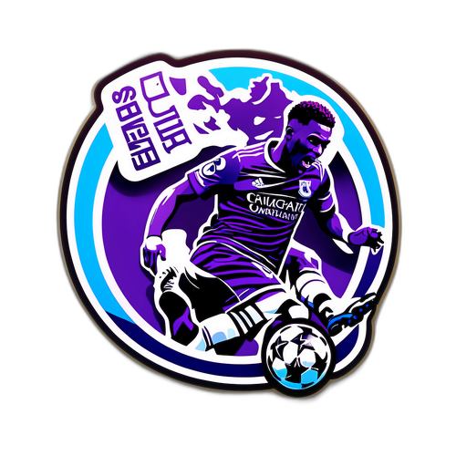 프리미어 리그의 황홀한 골 장면 스티커