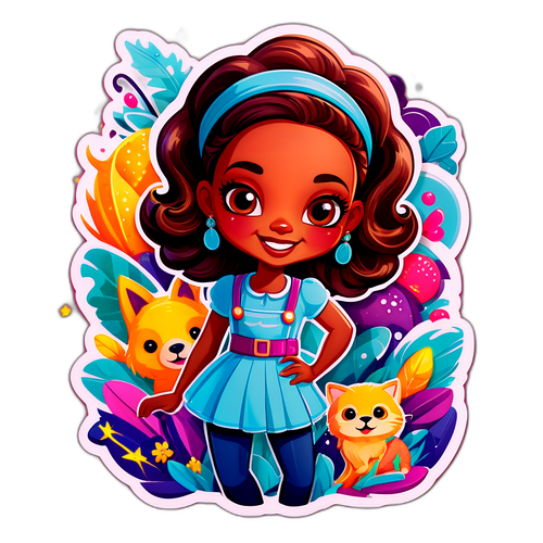 Verspielte Darstellung von Jenny Elvers