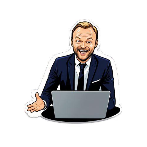 De Onthullingen van Arjen Lubach: Zijn Laptop en Comedische Glimlach Laten je Schaterlachen!