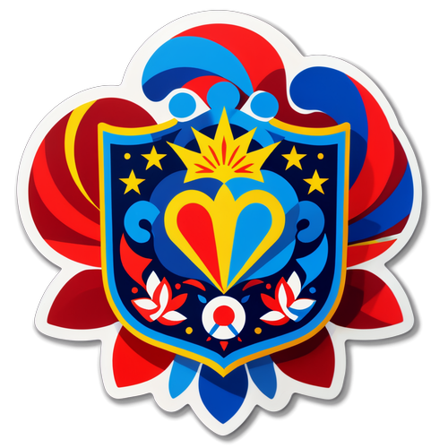 Rekaan Bergaya Emblem FCSB