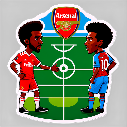 Perang Humor di Padang Bola: Sticker Kartun Penuh Warna Arsenal vs Man United!