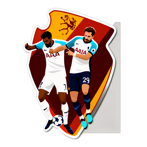 Epische Wedstrijd Tottenham - Roma Sticker