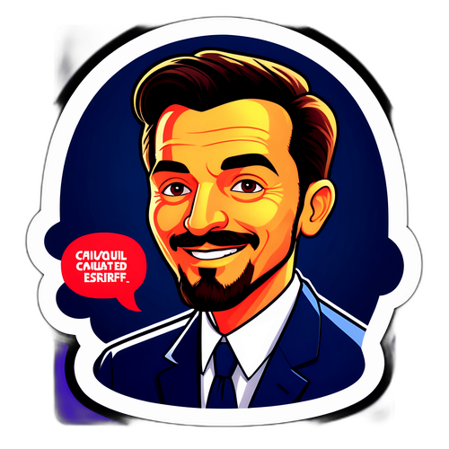 Stylized Eşref Tek Karikatürü