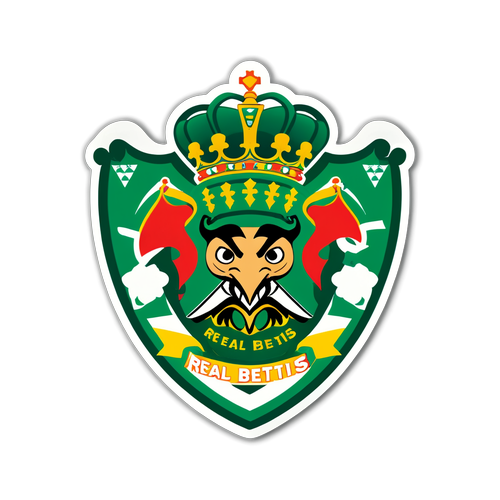 สติกเกอร์ 'Real Betis' ด้านการออกแบบที่สวยงาม