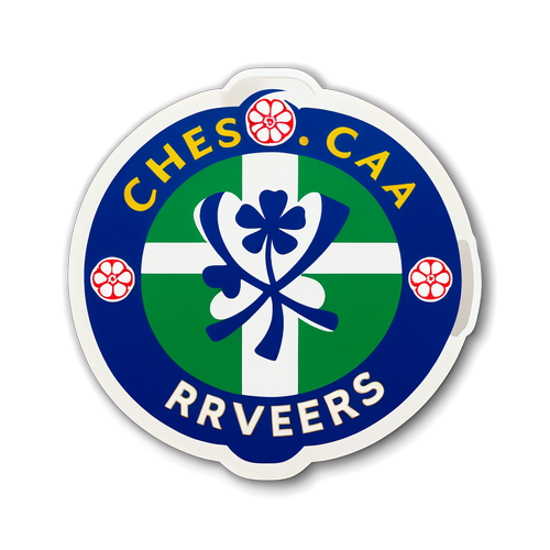 Aderente vibrante com Chelsea x Shamrock Rovers