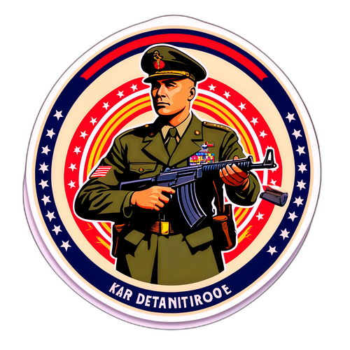 Sticker ya KDF ya Mtindo wa Zamani