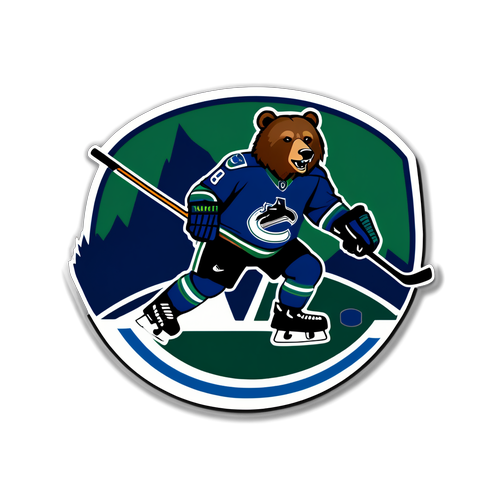 Le Secret Étonnant du Hockey : Pourquoi le Grizzli des Canucks de Vancouver Fait Craquer Tous les Fans!