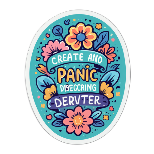 克服恐慌症的鼓勵貼紙