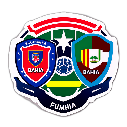 Bahia ve Fluminense Futbol Badgesi