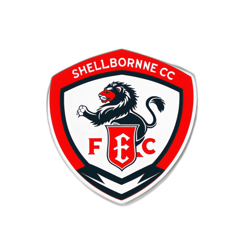 Minimalist logo design for Shelbourne F.C.