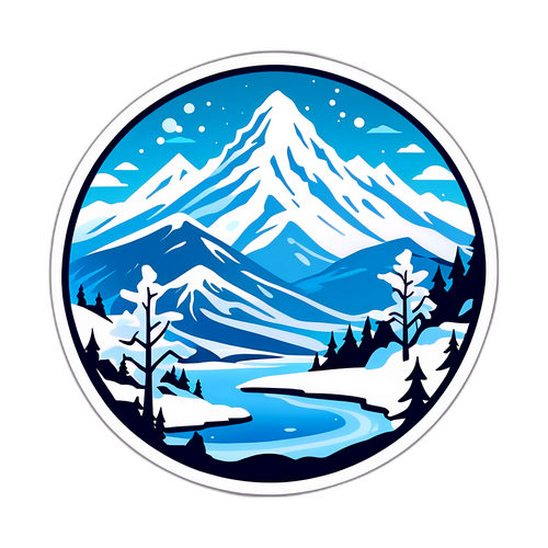 五台山的冰雪美景