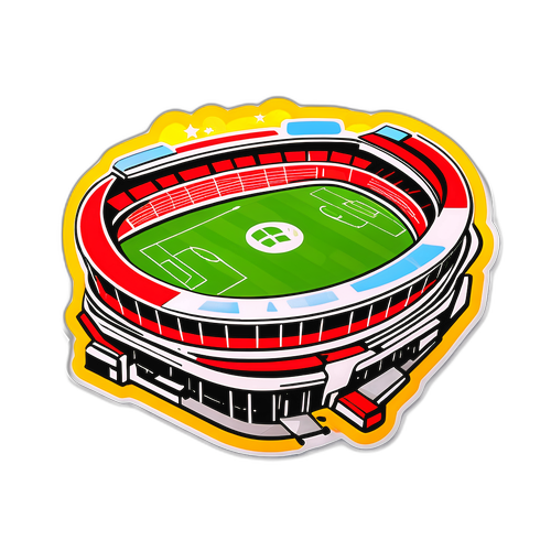 Voetbalwedstrijd Sticker