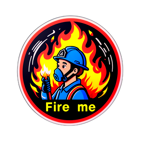 Fire Hazard Warning Sticker