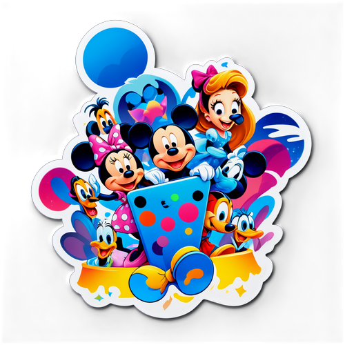 Makulay na Sticker para sa Disney Plus