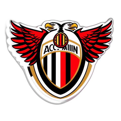 Stylizované symboly AC Milan a Udinese