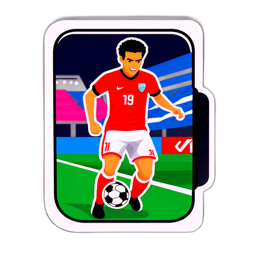 Fotbollsscore på smartphone