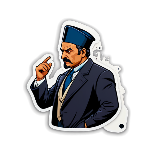 Teşkilat'tan Esinlenilen Detaylı Bir Casusluk Sahneli Sticker