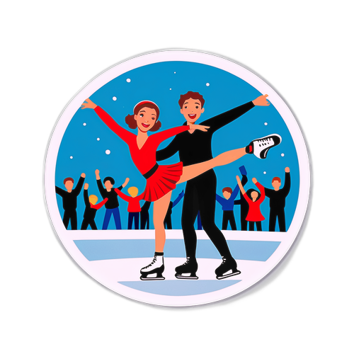 Nostalgisk konståkningsscen