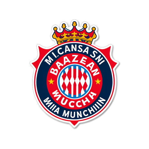 Declare Sua Paixão: O Adesivo Minimalista do Bayern de Munique Que Todo Torcedor Precisa! "Mia San Mia!"