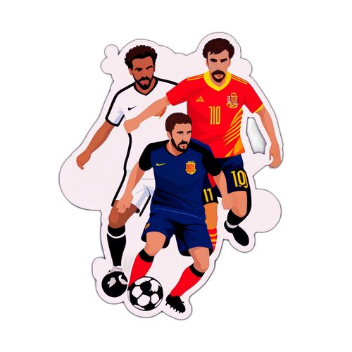 Voetbalwedstrijd tussen Engeland en Spanje