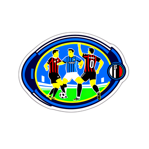Trận đấu bóng đá giữa Inter và Milan