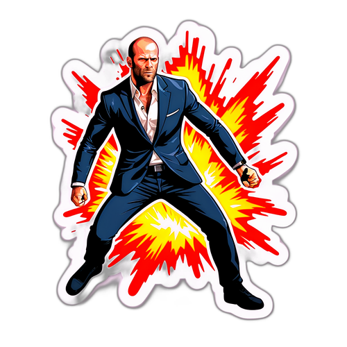 Akciódús Jason Statham matrica