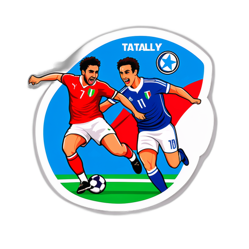 Sticker Sportiv Italia vs Israel