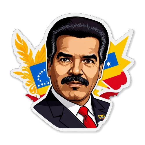 Šokující Politický Symbol! Maduro a Národní Hrdost v Jednom Designu!