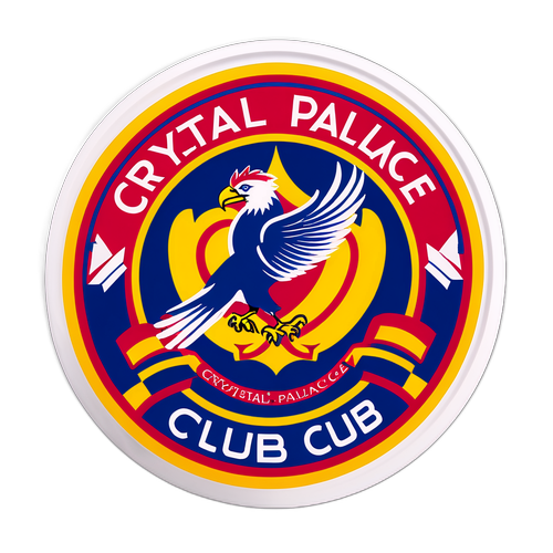 Тарілка з підписом Кристал Пелас