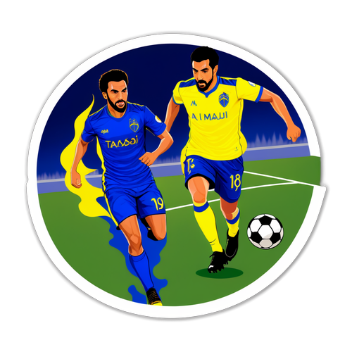 Sticker dinamic Al Taawon vs Al-Nassr