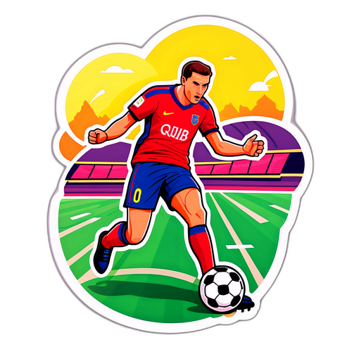 Adrian Petre în mijlocul unui meci de fotbal