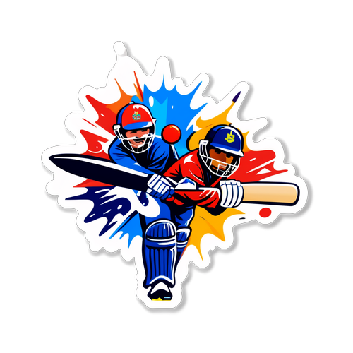 Sticker ya Sanaa ya Mchuano wa MI dhidi ya PBKS