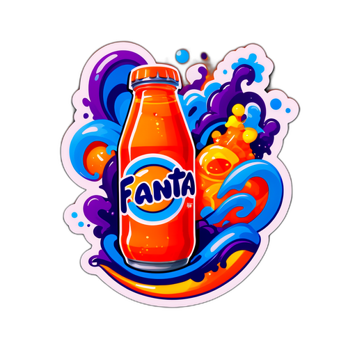 Fanta 4 Urban Culture Sticker