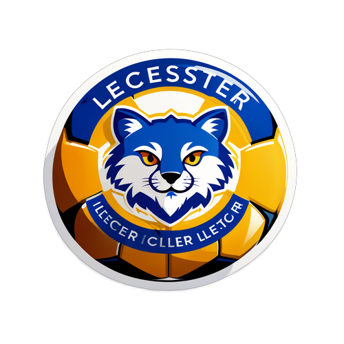 Leicester w Futurystycznym Stylu! Odkryj Sticker, Który Podbije Serca Fanów Futbolu!