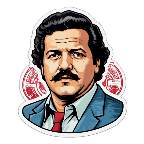 Pablo Escobar életének fontos eseményeit összegző grafika