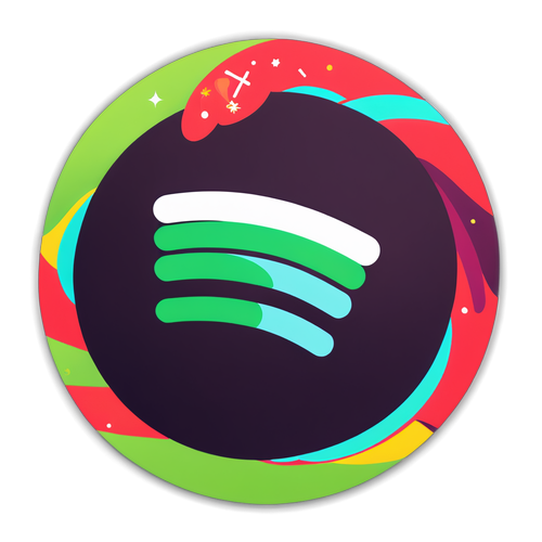 Pegatina Festiva para Spotify Wrapped