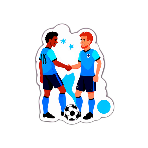 Wachezaji wa Mpira wa Miguu wa Finland na Malta Wakiwa Pamoja