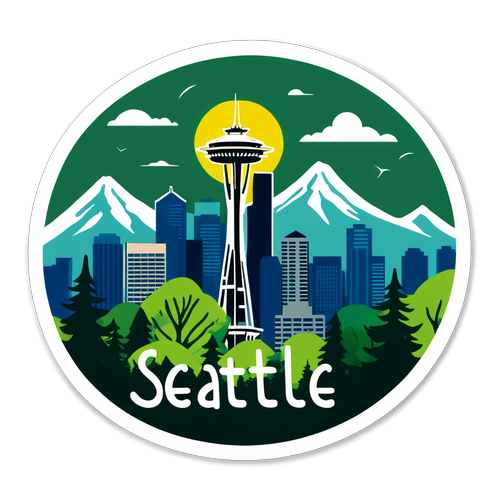 Fang de Dragende Seattle Vibes: En Malerisk Udsigt Af Space Needle og Grønne Oaser!