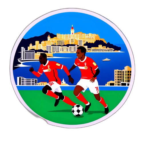 Stiker Dinamis Pemain Monaco FC