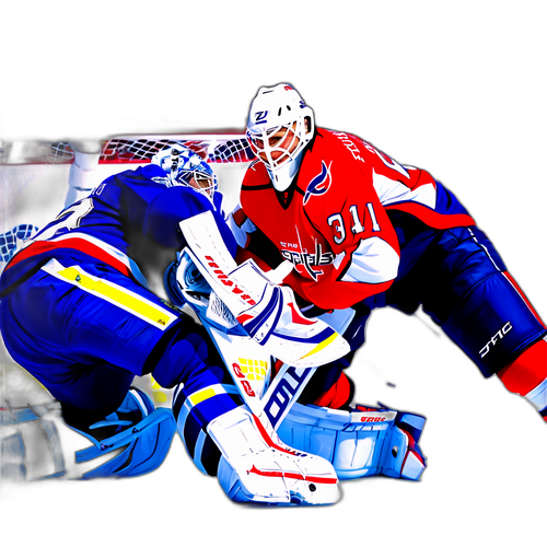 Capitals Goalie Spectacular Save