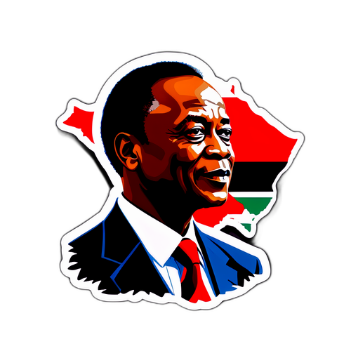 Sticker ya Kuadhimisha Uhuru Kenyatta