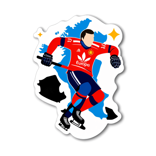 EUROPA LIIGA JÄÄKIEKKOSEURA STICKERI