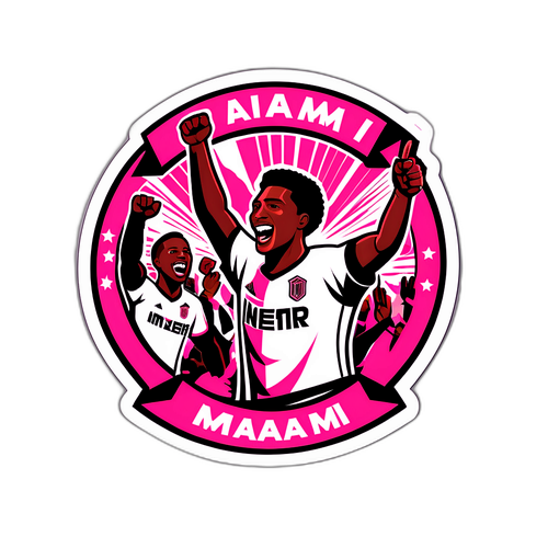 Inter Miami Zafer Kutlaması Sticker'ı