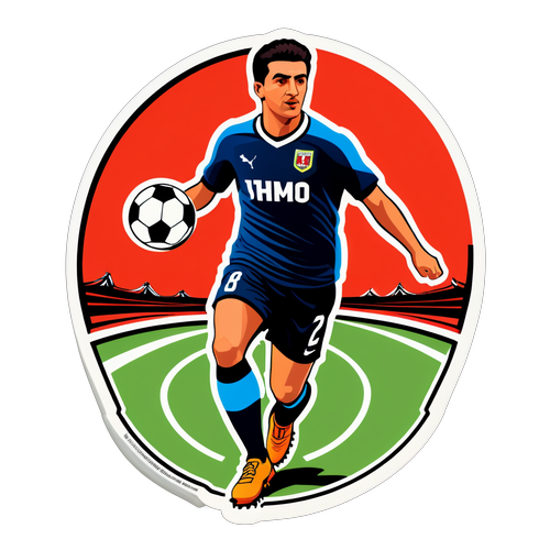 Batuhan Karadeniz'in Futbol Kariyerine Özel Sticker Tasarımı