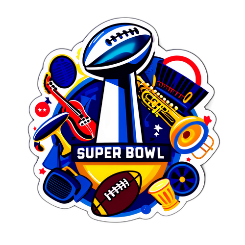 2026 Super Bowl Halftime Celebration Sticker