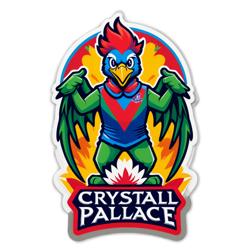 A Crystal Palace logó szurkolókkal