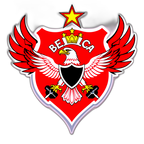 Autocolant cu simbolurile Benfica