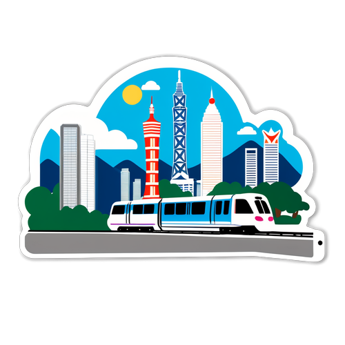 台北捷運貼紙設計
