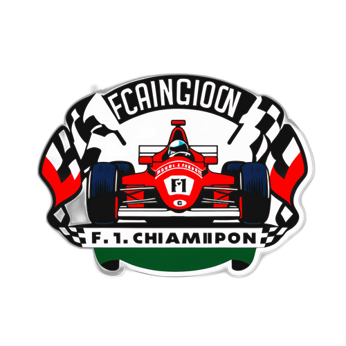 Vintage Racingbil Klistremerke