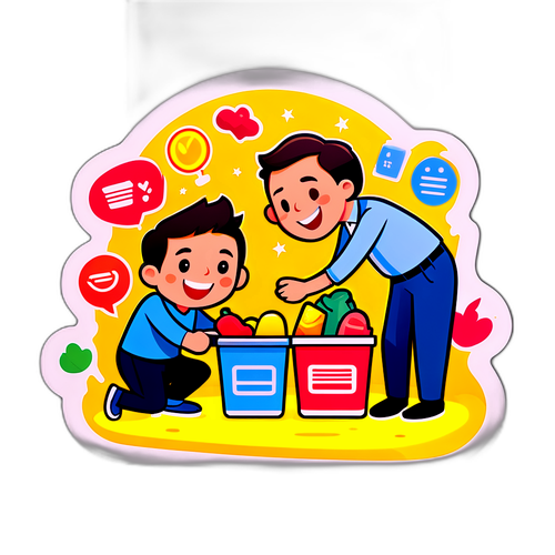 ミスター・マックスの販売フロアのシール